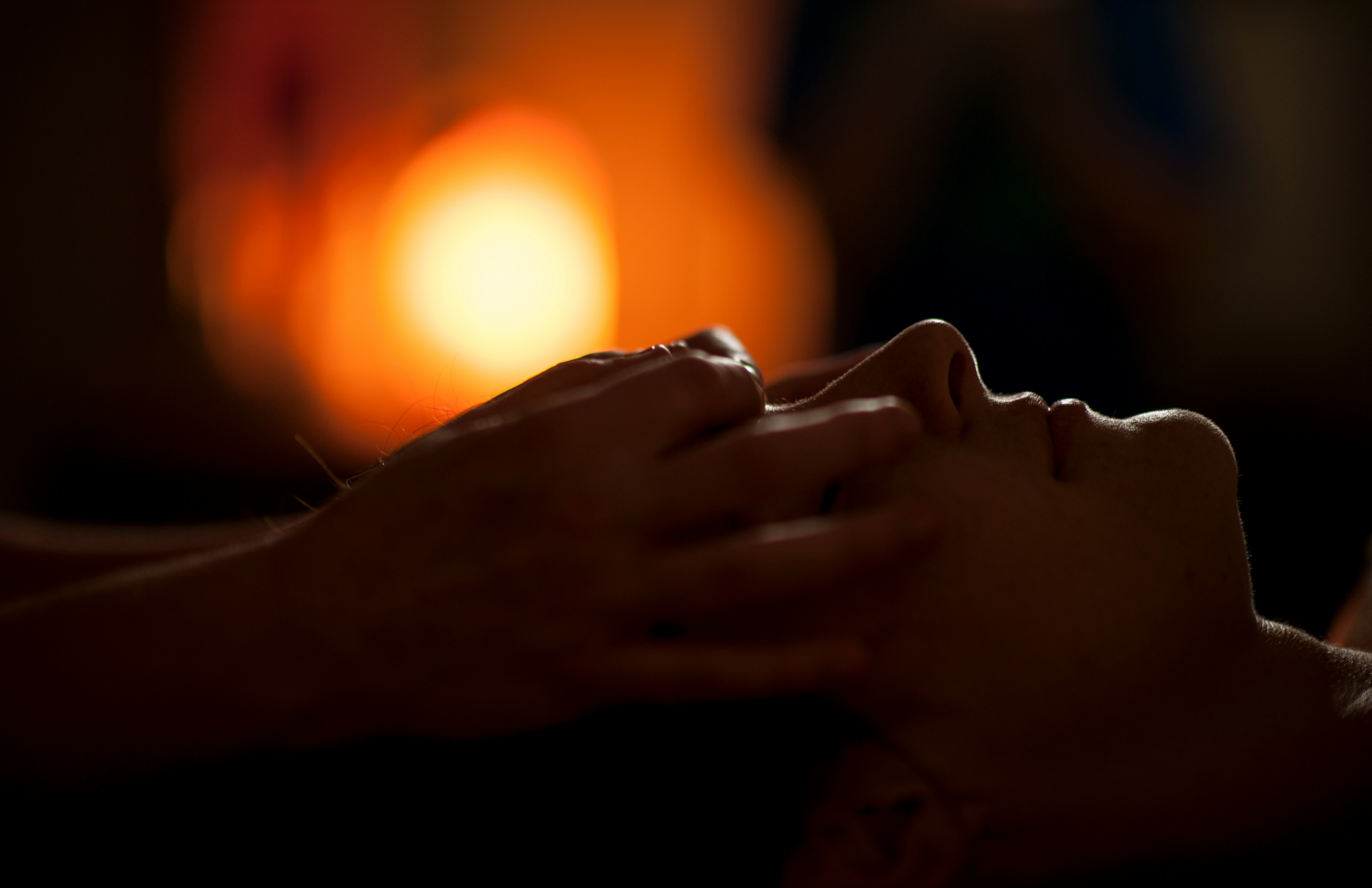 massage de la tête