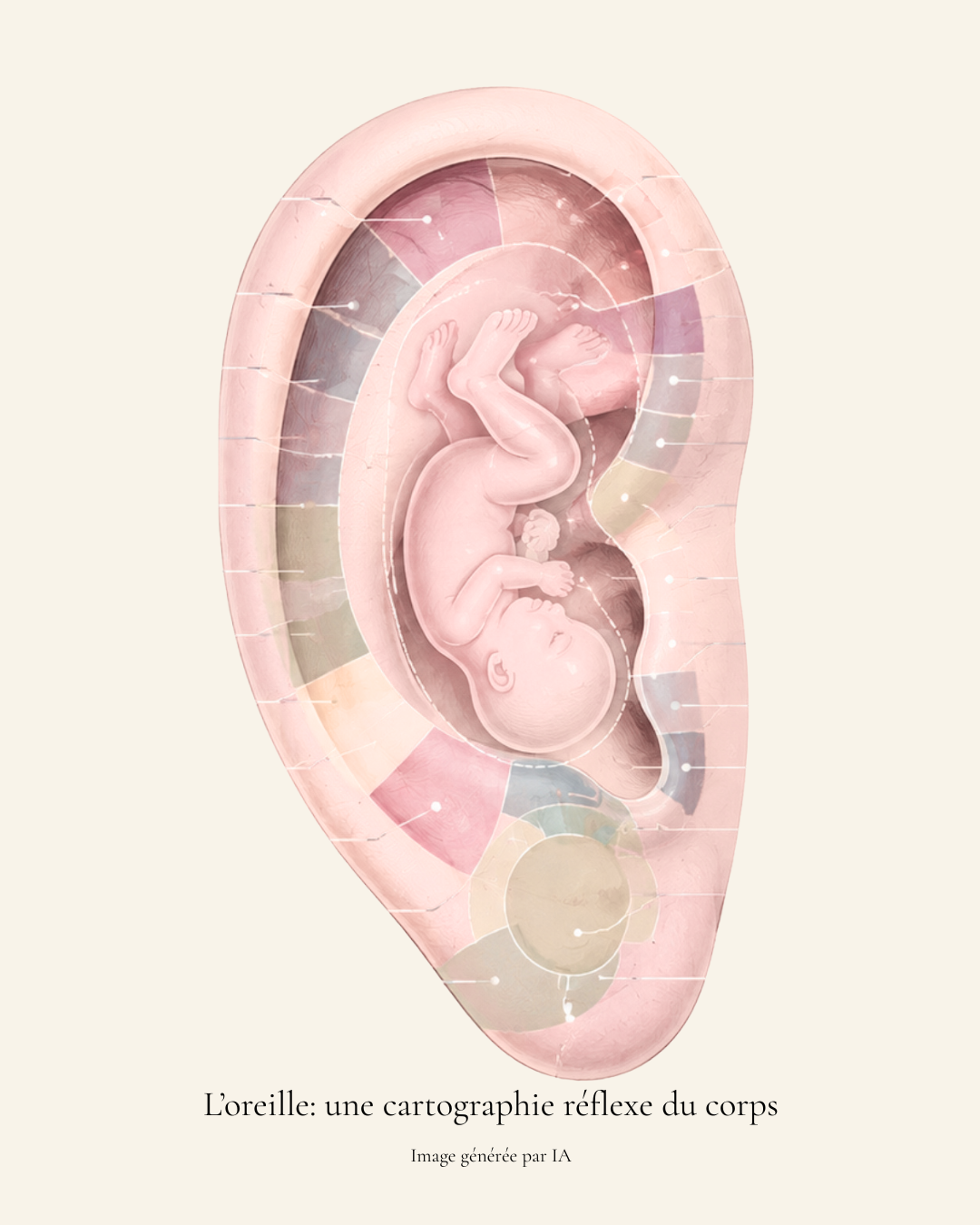 foetus inversé dans l'oreille